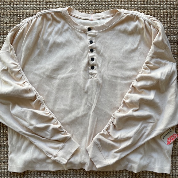 NEW Free People Flow State Layer Long Sleeve Tee - Picture 6 of 14